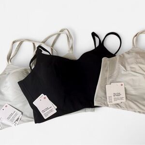 NWT Lululemon Like a Cloud Longline Bra Light Support, B/C Cup Set